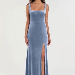 Brand New Jenny Yoo Mara Dress in Bluestone